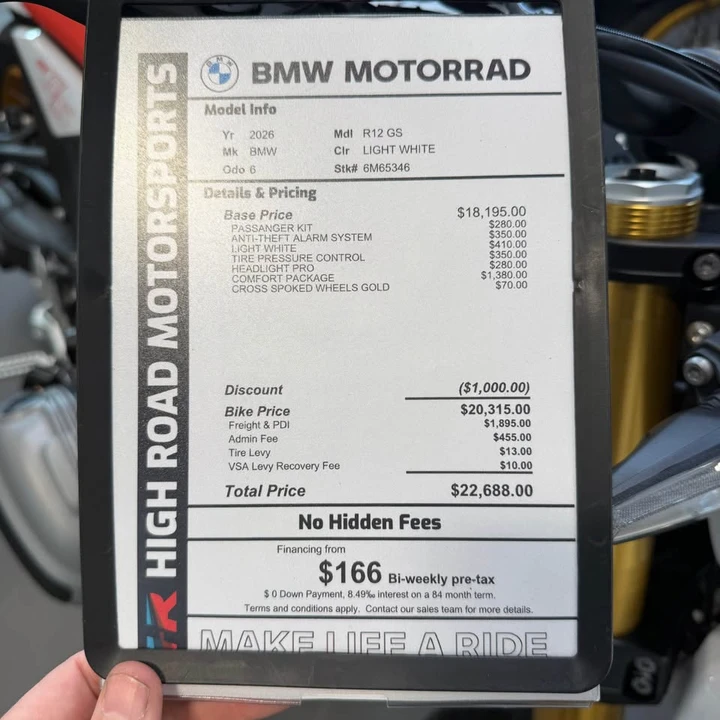 2026 BMW R 12 nineT - Image 3 of 3