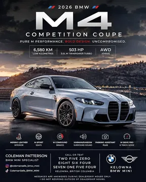 2026 BMW M4 Competition Coupe