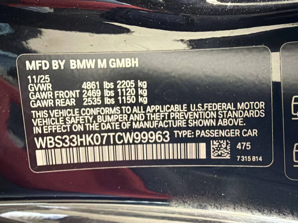 2026 BMW G82/G83 M4 - Image 12 of 12