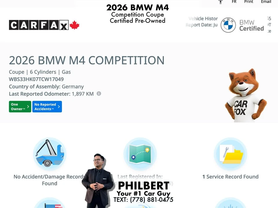 2026 BMW G82/G83 M4 - Image 4 of 18