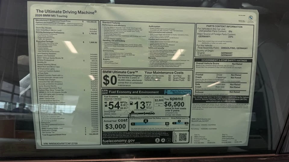 2026 BMW G90/G99 M5 - Image 8 of 11