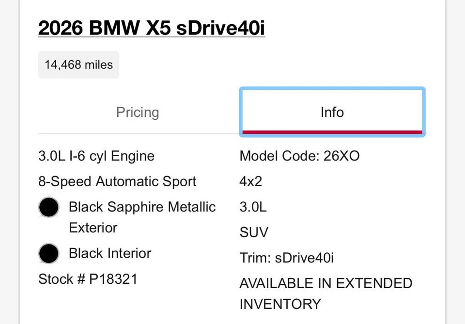 2026 BMW G05 X5 - Image 2 of 4