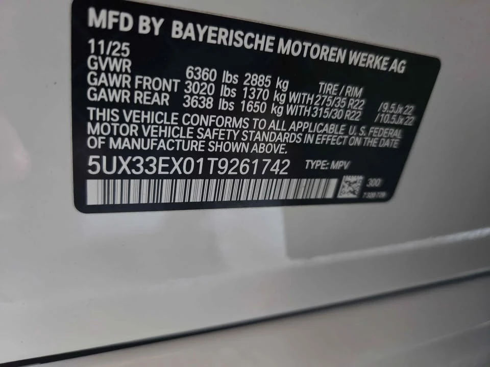 2026 BMW G06 X6 - Image 7 of 18