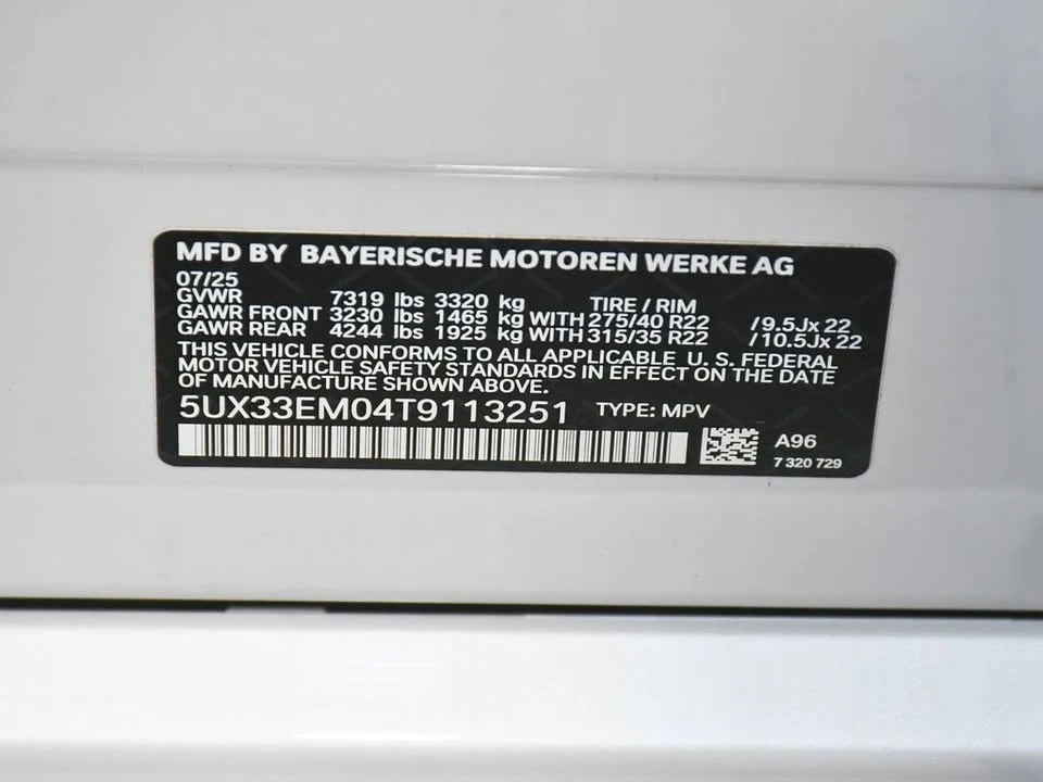 2026 BMW G07 X7 - Image 16 of 20