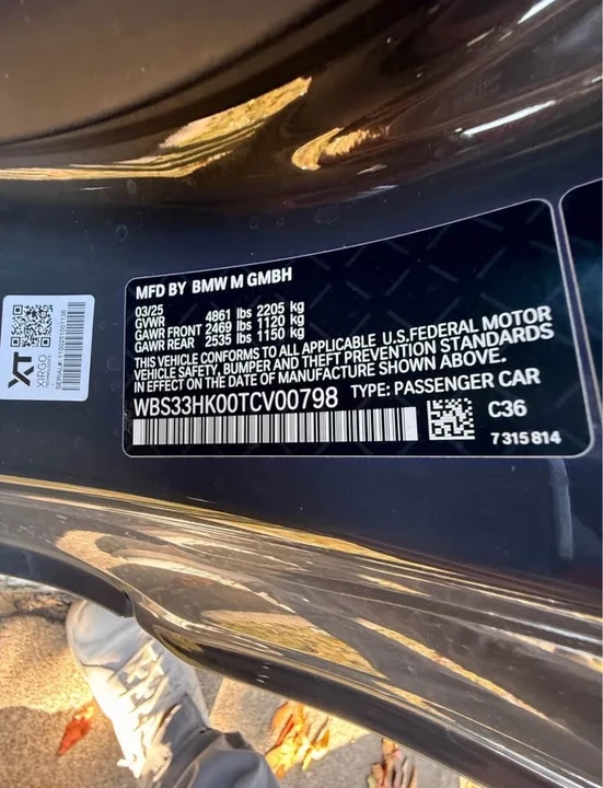 2026 BMW G82/G83 M4 - Image 5 of 6