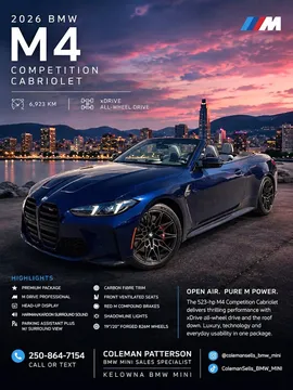 2026 BMW M4 Competition Cabriolet