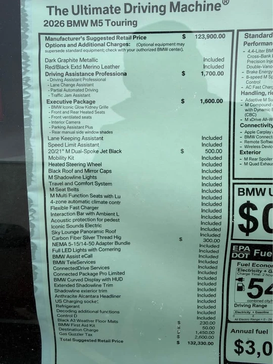 2026 BMW G90/G99 M5 - Image 6 of 6