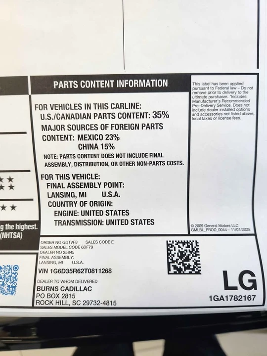 2026 Cadillac CT5-V Blackwing - Image 15 of 18