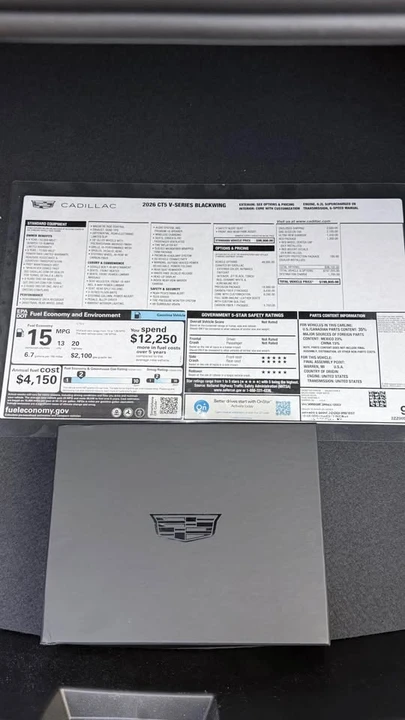 2026 Cadillac CT5-V Blackwing - Image 10 of 13
