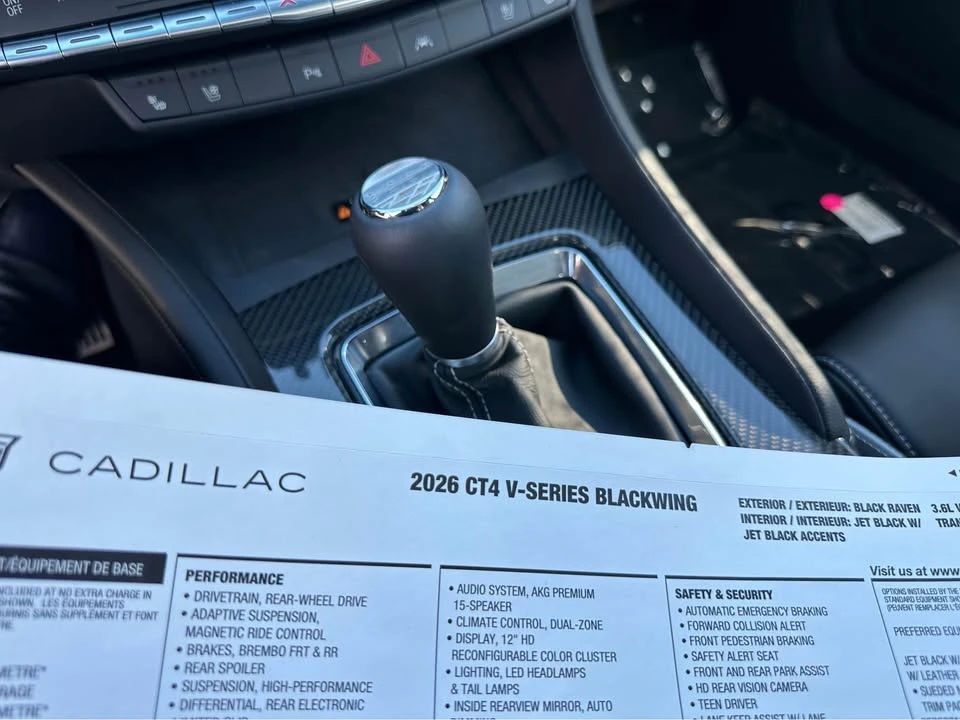 2026 Cadillac CT4-V Blackwing - Image 18 of 18