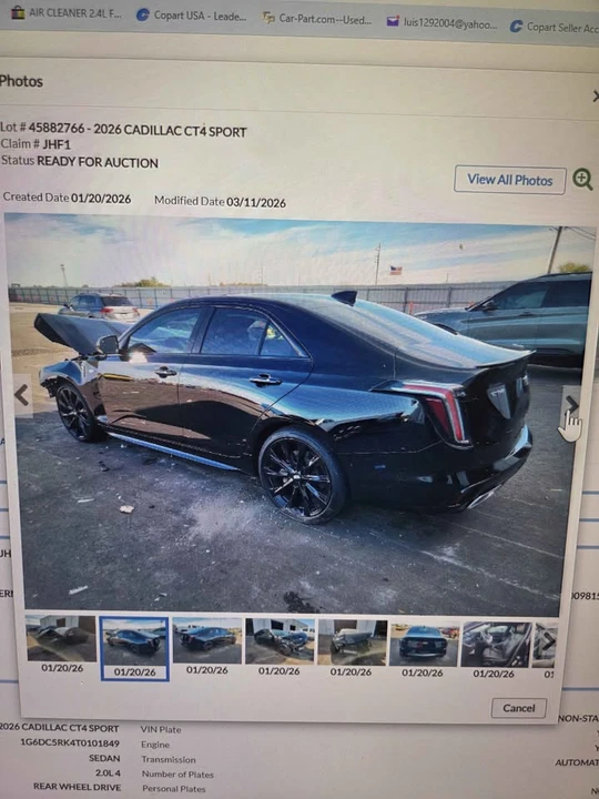 2026 Cadillac CT4 - Image 3 of 11