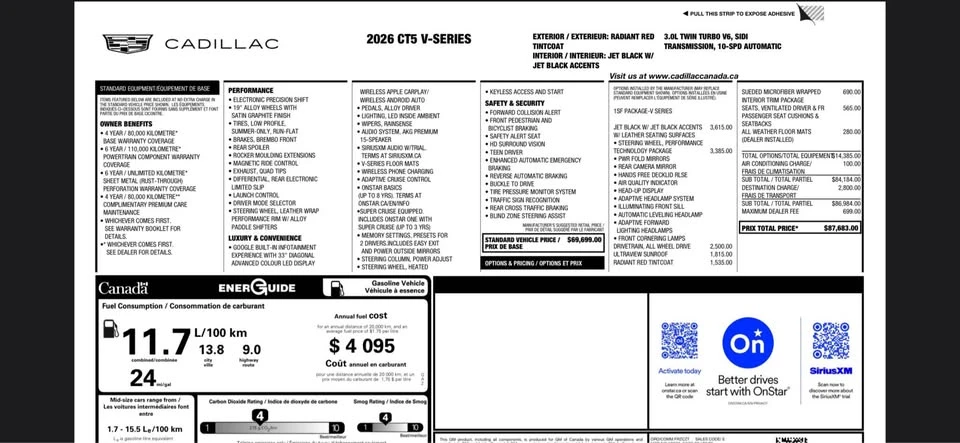 2026 Cadillac CT5-V - Image 20 of 20