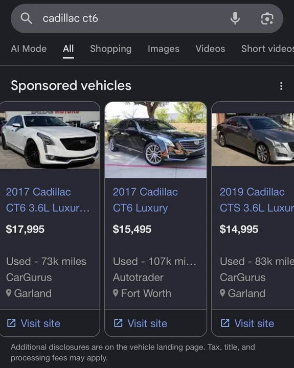 2026 Cadillac CT6-V - Image 3 of 4
