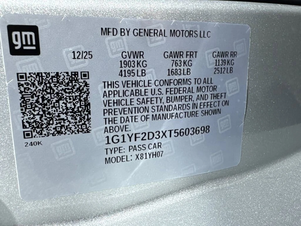 2026 Chevrolet Corvette C8 Z06 - Image 29 of 31
