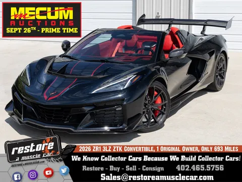 2026 Chevrolet Corvette ZR1 3ZR ZTK Convertible