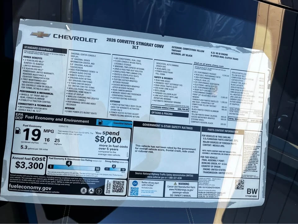 2026 Chevrolet Corvette C8 - Image 13 of 13