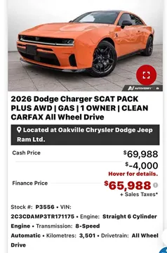 2026 Dodge Charger Scat Pack