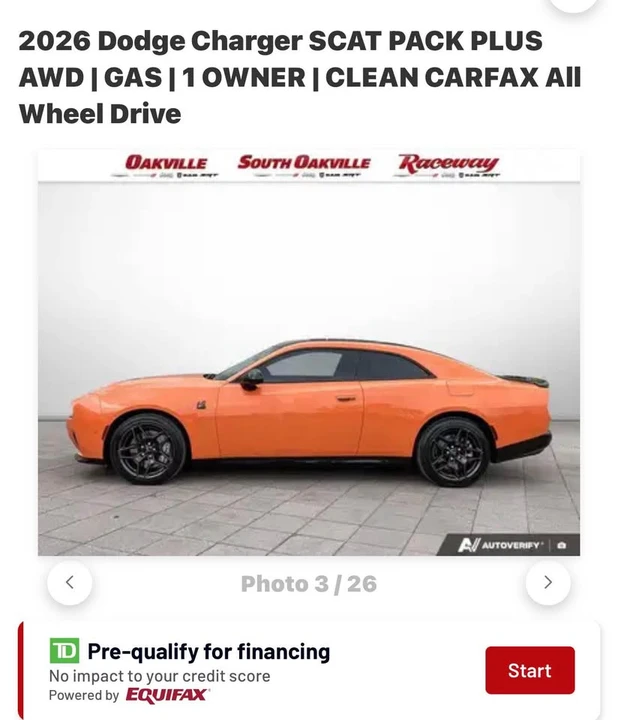 2026 Dodge Charger 8th Gen - Image 2 of 3