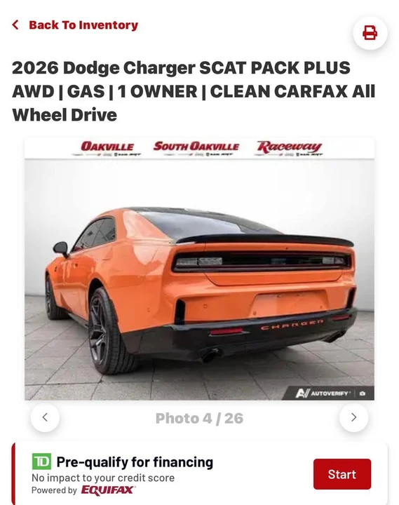 2026 Dodge Charger 8th Gen - Image 3 of 3
