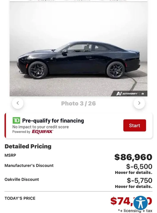 2026 Dodge Charger 8th Gen - Image 2 of 3