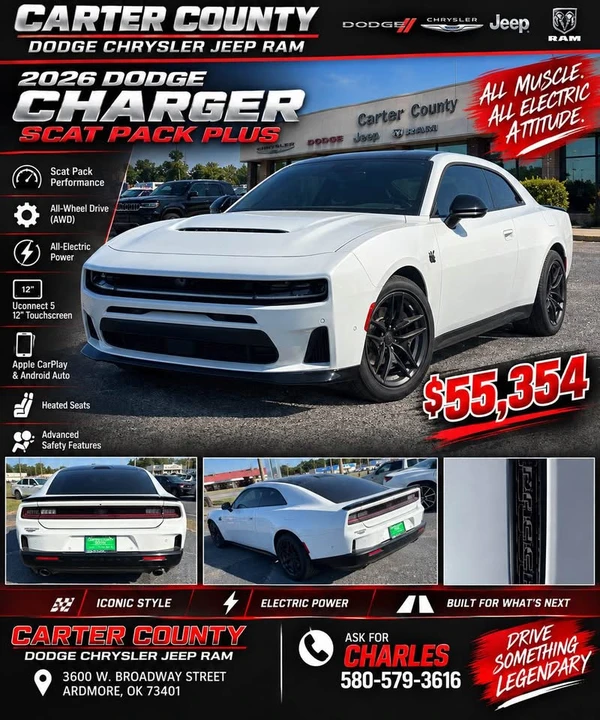 2026 Dodge Charger 8th Gen - Image 2 of 6