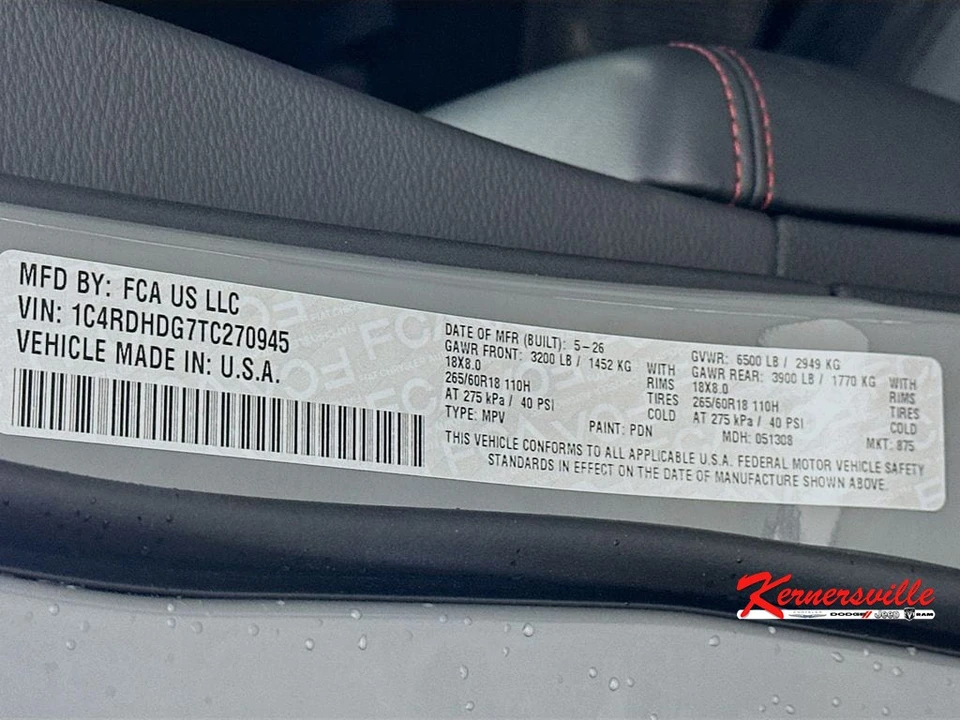 2026 Dodge Durango 3rd Gen - Image 18 of 21