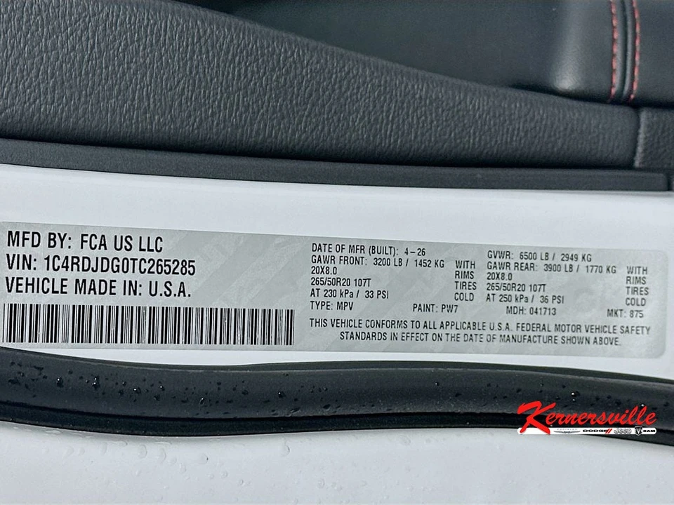 2026 Dodge Durango 3rd Gen - Image 18 of 21
