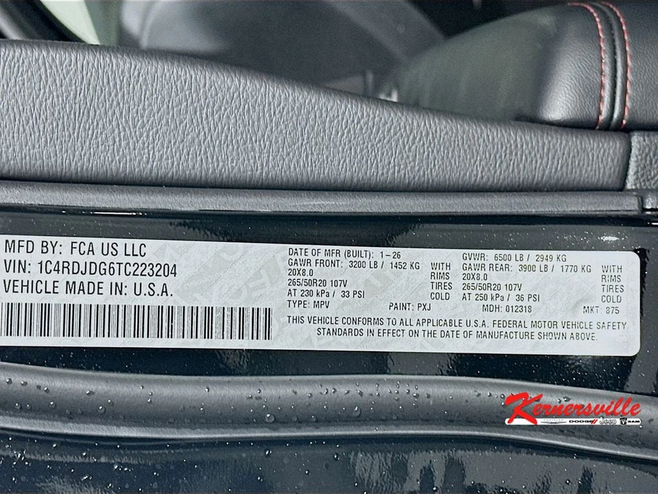 2026 Dodge Durango 3rd Gen - Image 19 of 21