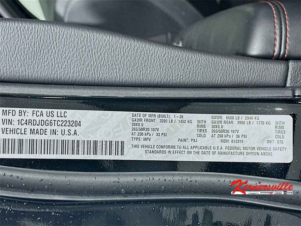 2026 Dodge Durango 3rd Gen - Image 19 of 21