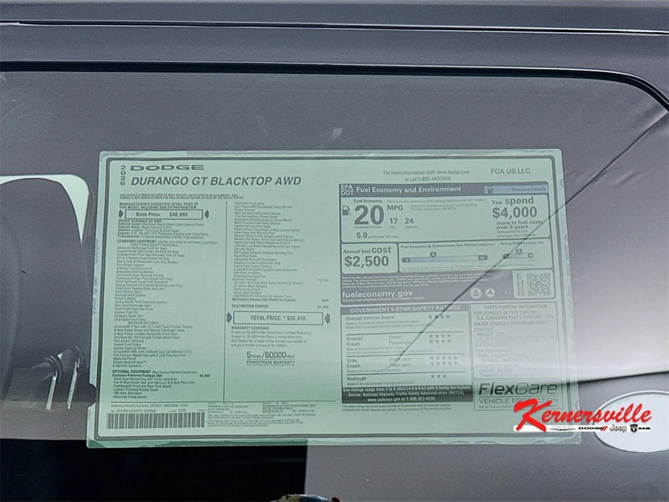 2026 Dodge Durango 3rd Gen - Image 21 of 21