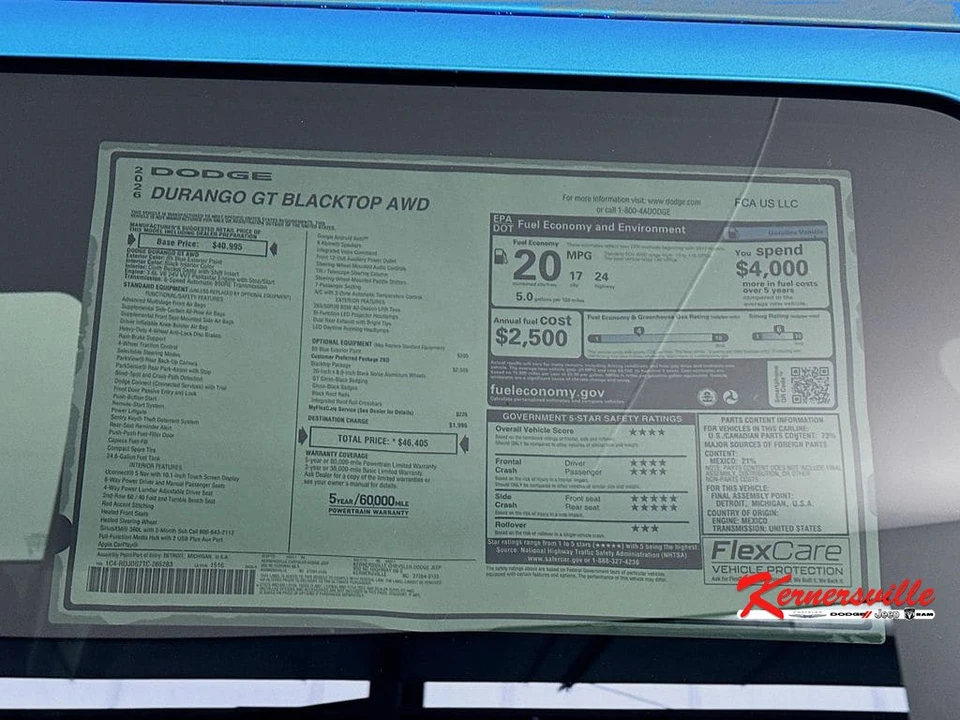 2026 Dodge Durango 3rd Gen - Image 20 of 21