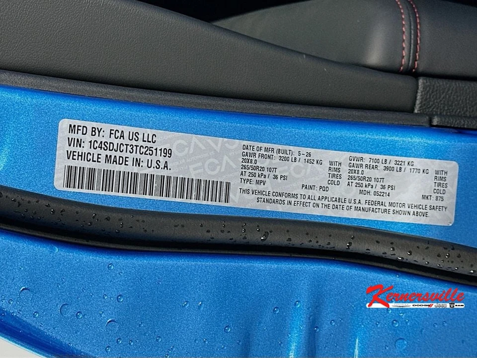 2026 Dodge Durango 3rd Gen - Image 19 of 22