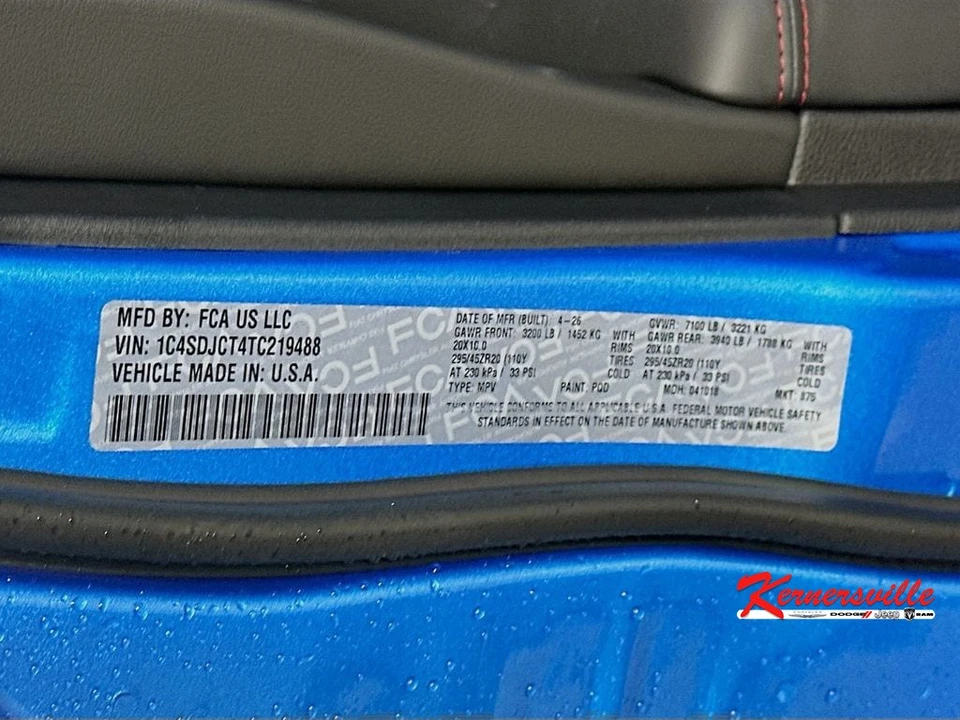 2026 Dodge Durango 3rd Gen - Image 20 of 22
