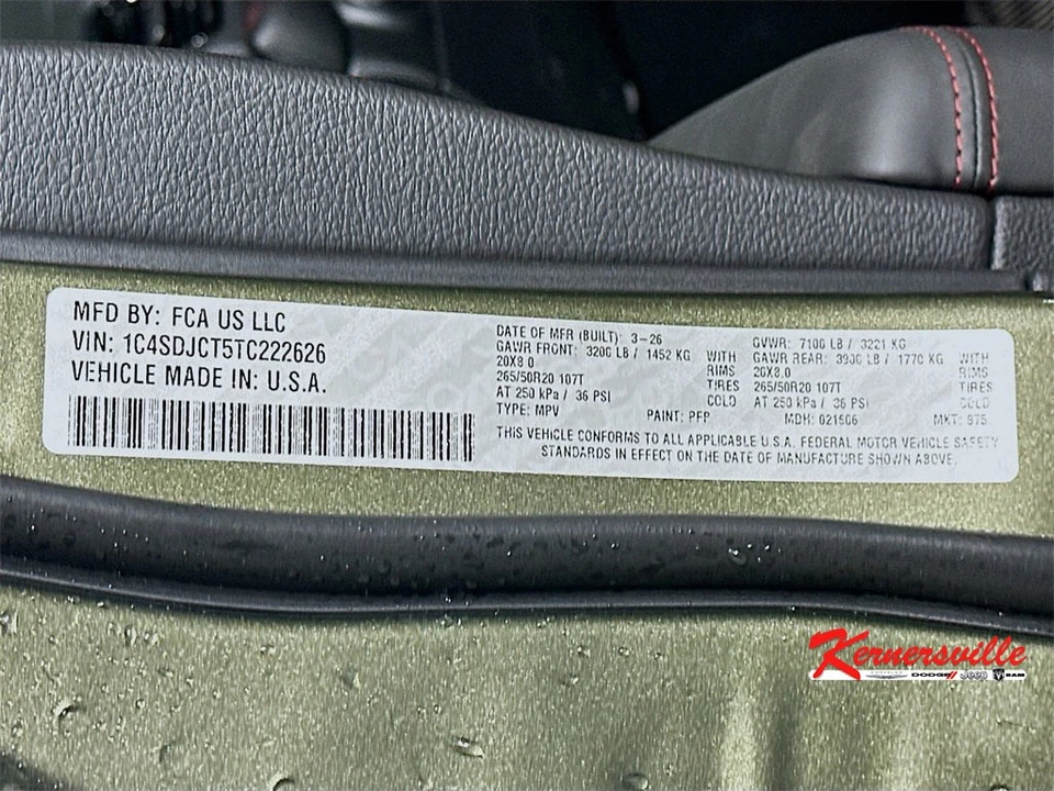 2026 Dodge Durango 3rd Gen - Image 19 of 21