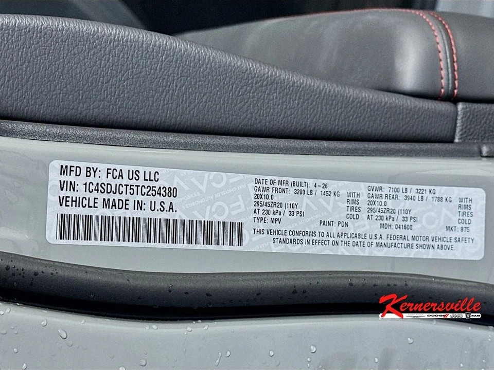 2026 Dodge Durango 3rd Gen - Image 19 of 23