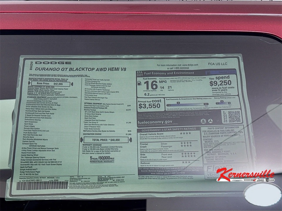 2026 Dodge Durango 3rd Gen - Image 21 of 21