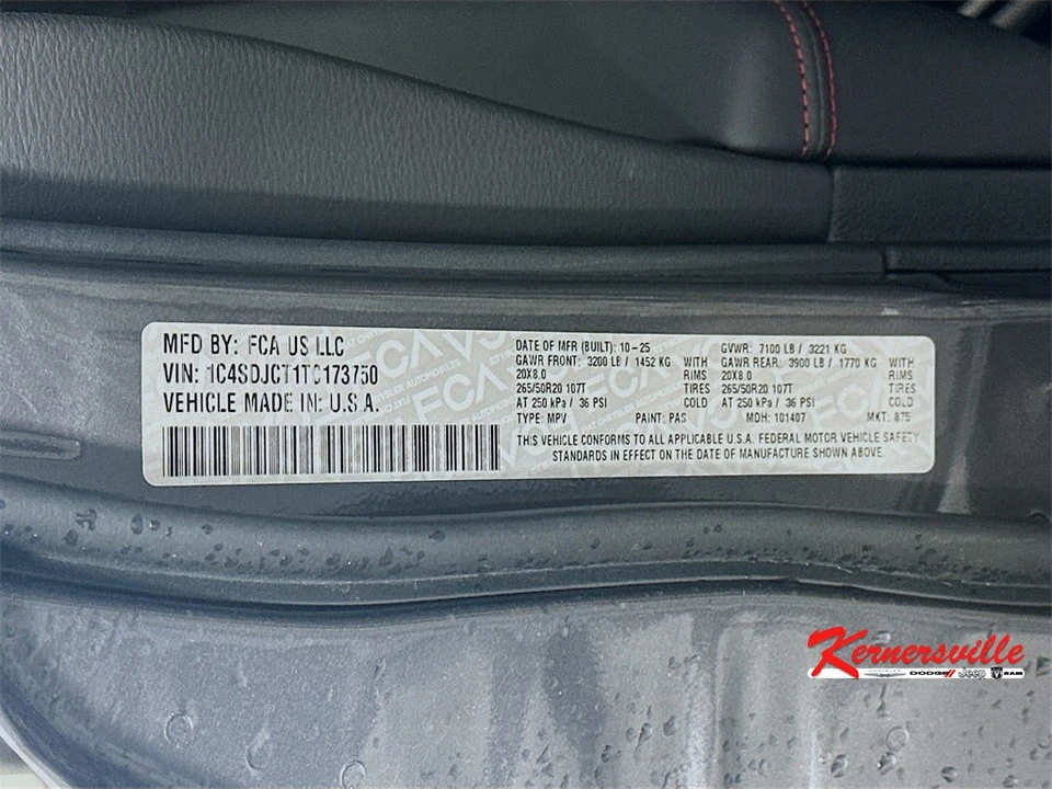 2026 Dodge Durango 3rd Gen - Image 19 of 21