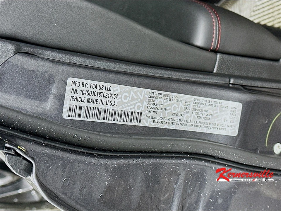 2026 Dodge Durango 3rd Gen - Image 19 of 21