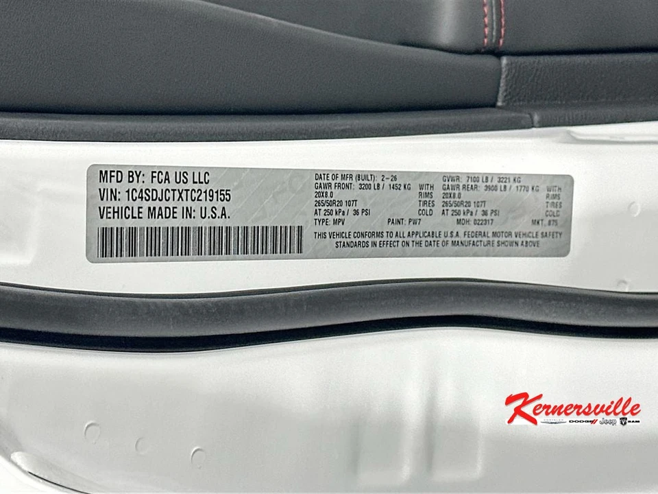 2026 Dodge Durango 3rd Gen - Image 19 of 21