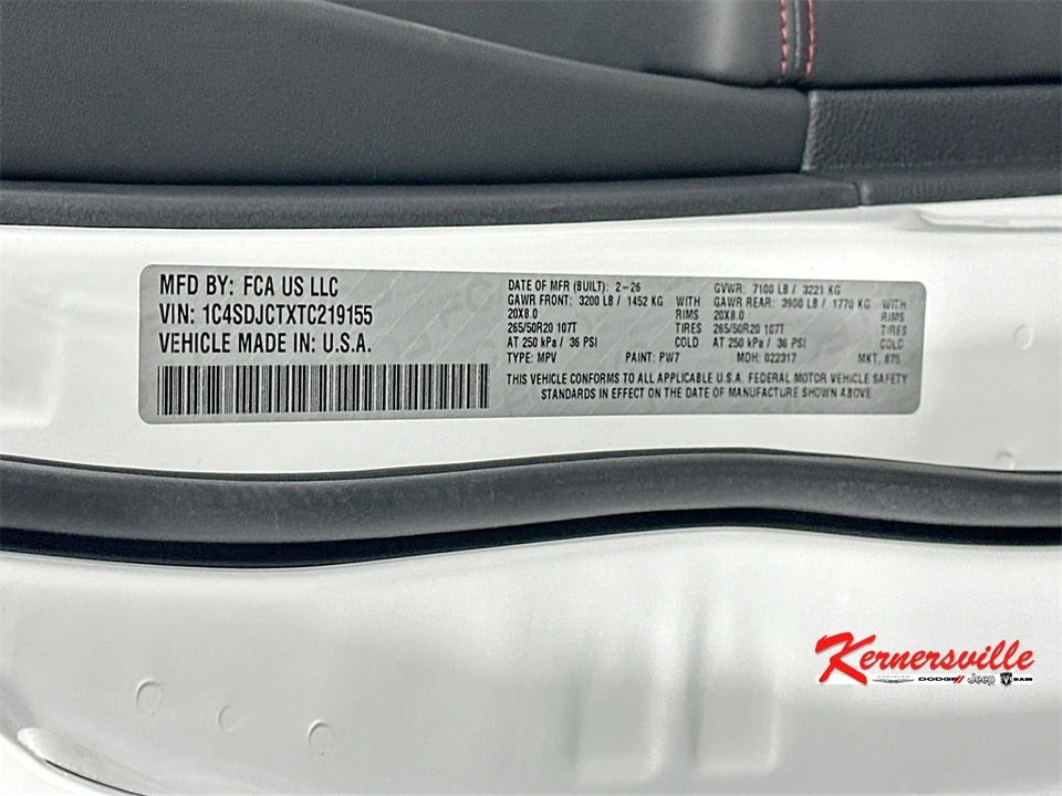 2026 Dodge Durango 3rd Gen - Image 19 of 21