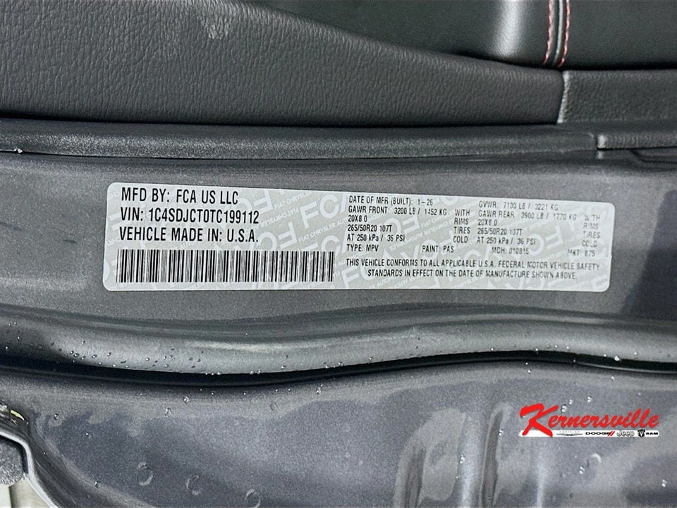 2026 Dodge Durango 3rd Gen - Image 19 of 21
