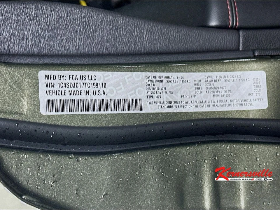 2026 Dodge Durango 3rd Gen - Image 19 of 21