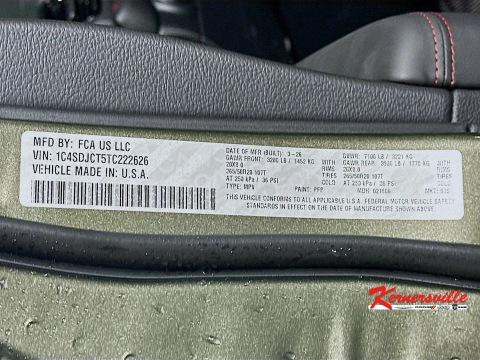 2026 Dodge Durango 3rd Gen - Image 19 of 22
