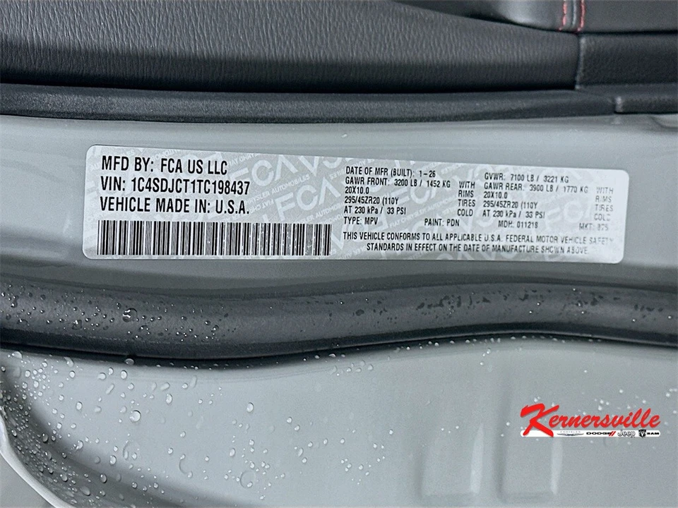 2026 Dodge Durango 3rd Gen - Image 19 of 21