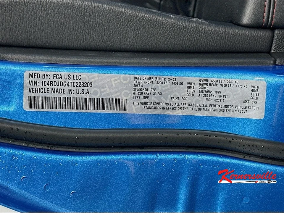 2026 Dodge Durango 3rd Gen - Image 19 of 22