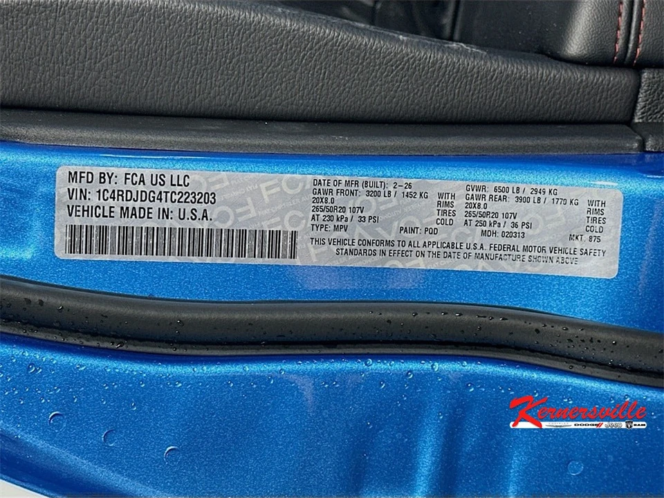 2026 Dodge Durango 3rd Gen - Image 19 of 21