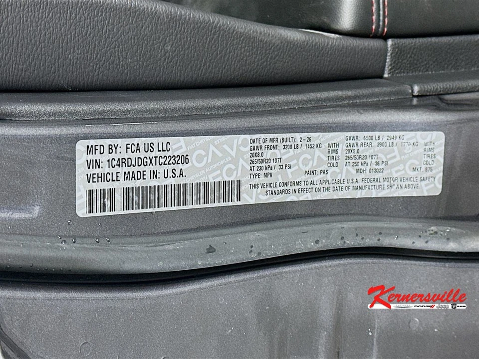 2026 Dodge Durango 3rd Gen - Image 19 of 21