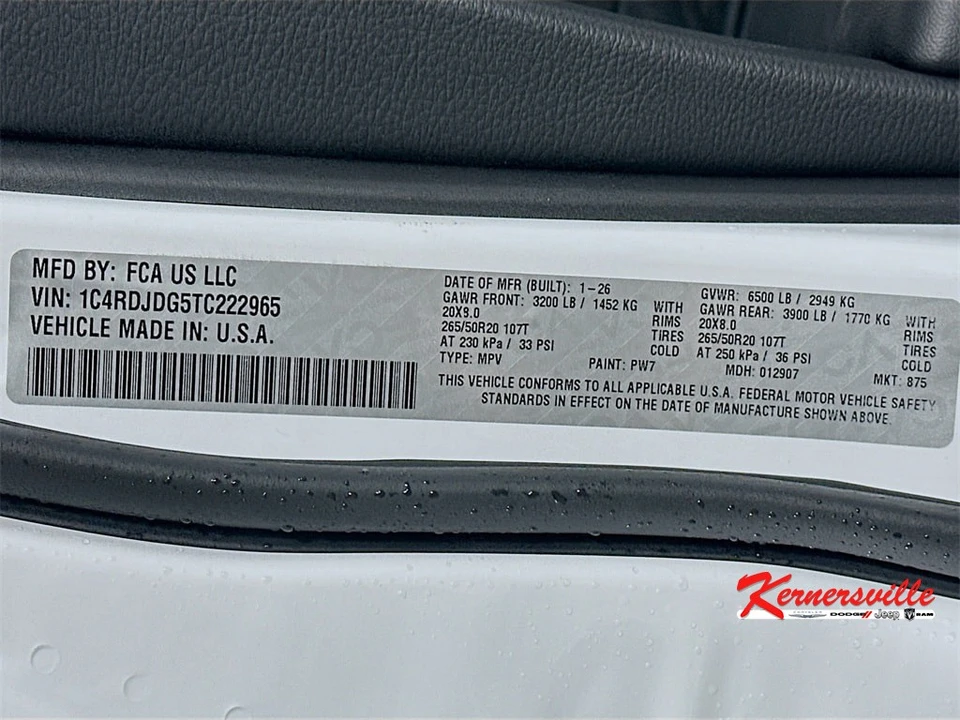2026 Dodge Durango 3rd Gen - Image 19 of 21