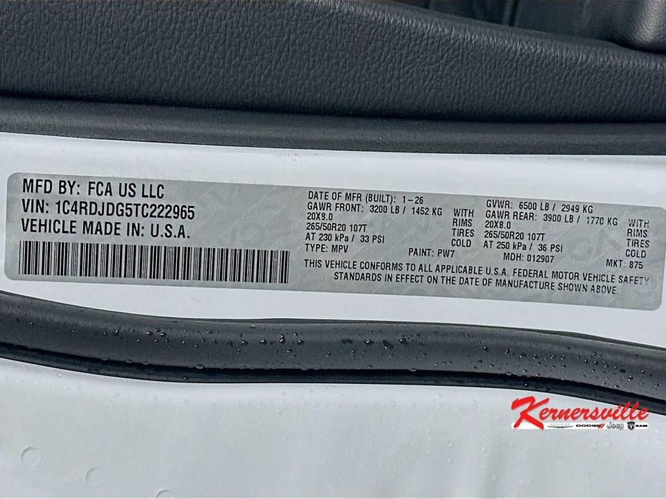 2026 Dodge Durango 3rd Gen - Image 19 of 21