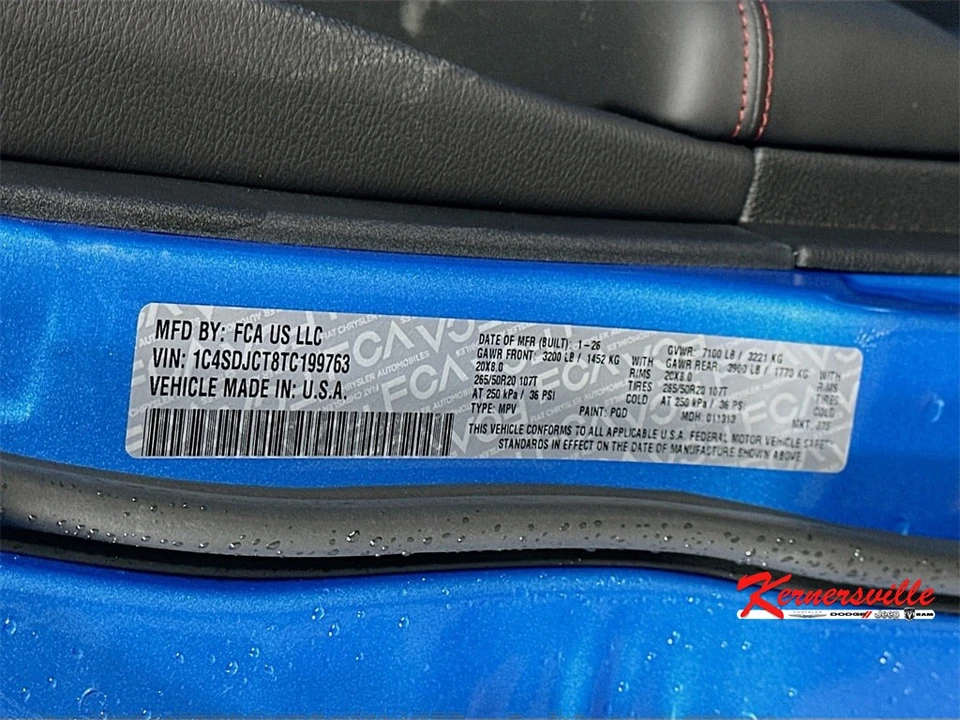 2026 Dodge Durango 3rd Gen - Image 19 of 21